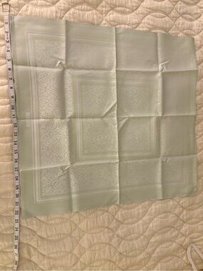Frette Elegant Sage Green Decorative Damask Napkin Set Home Dining